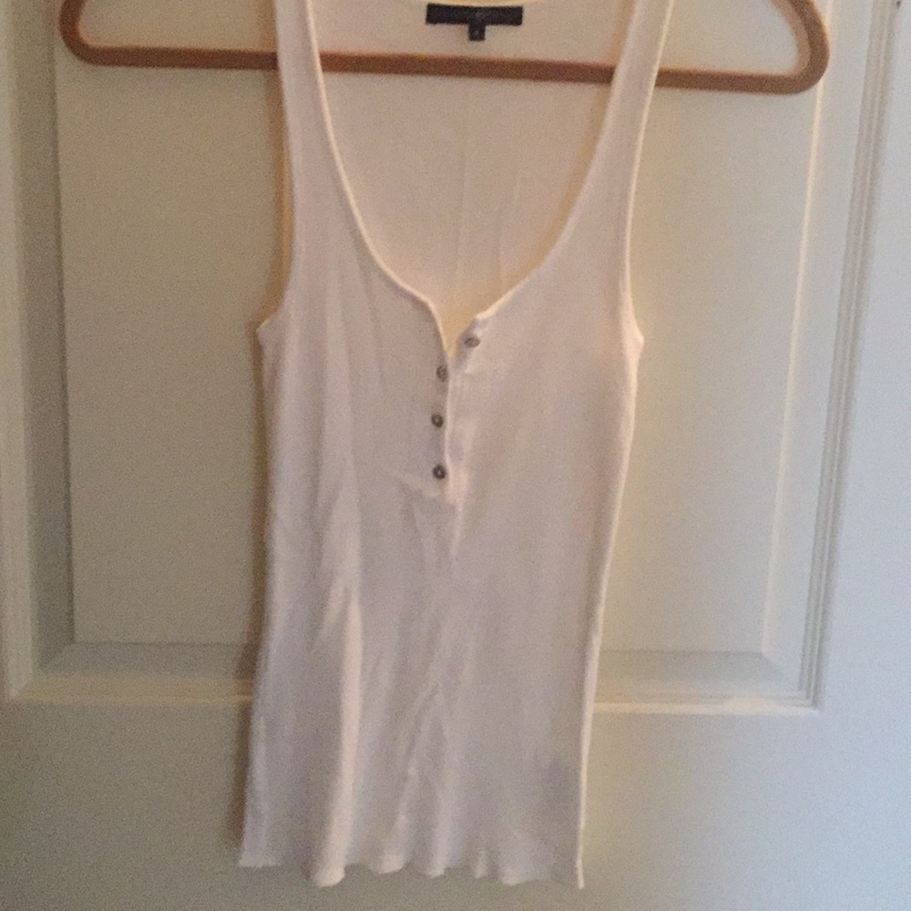 Kate Moss White Topshop Tank — size small